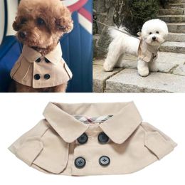 Dog Apparel Pet British Cloak Lovely Christmas For Dogs Cat Dress Up Supplies Winter Carnivals Pography Accessory