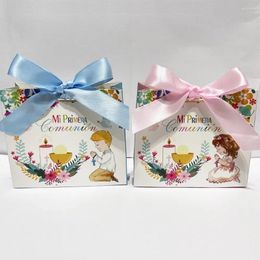 Gift Wrap The First Communion Bag Box Baptist Candy Chocolate Packaging Boxes Kids Birthday Party Baby Shower Decoration Favour 10