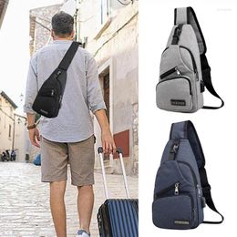 Storage Bags Men Purse Bag Crossbody Anti-theft USB Shoulder Travel Sling Chest Backpack Phone Pouch Camping Hunting Hip Hop