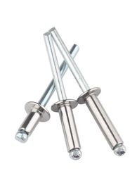 304 stainless steel core pulling rivet, core pulling round head pulling rivet, open type pulling rivet screw, 2.4/3.2/4/5mm