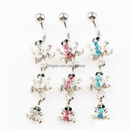 Navel Bell Button Rings Yyjff 0170-1 Belly Dangle Dream Catcher Accessories Fashion Nice Charm Aqua. Colour Cz 10Pcs/Lot Drop Delivery Dhmol