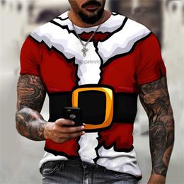 New 3D Print Causal Clothing Christmas Pattern Fashion Men Women T-shirt Plus Size S-7XL 032