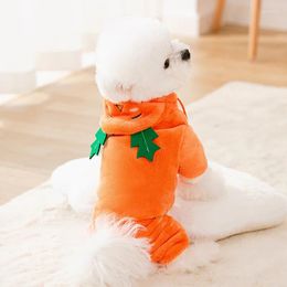 Dog Apparel Pyjamas Winter Carrot Clothes Warm Jumpsuits Coat For Small Dogs Puppy Cat Chihuahua Pomeranian Clothing
