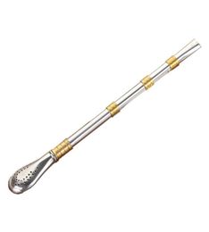 Portable Detachable And Washable Straw Stainless Steel Filter Tubularis Vintage Gold Plated Drink Straws Top Quality 4 8wd Ww7308780