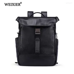 Backpack Genuine Leather Men's Multi-Function High-Quality Long-Distance Travel Large-Capacity Classic Design