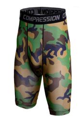 Mens Running Shorts Camouflage Bermuda Shorts Men Compression Fitness Tights Bodybuilding Short Leggings Gym Sportswear13259317