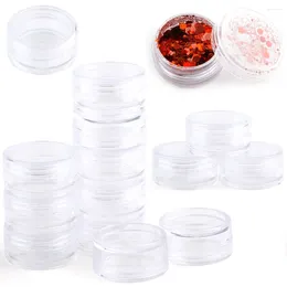 Storage Bottles 50Pcs 2.5g Empty Bottle Plastic Cream Jars Cosmetic Container Refillable Shampoo Makeup Organiser Portable Boxes