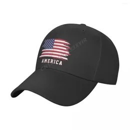 Ball Caps Baseball Cap American Flag USA Cool United States Fans Wild Sun Shade Peaked Adjustable Outdoor For Men Women