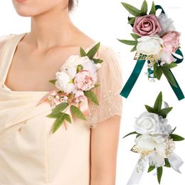 Decorative Flowers Yan Flower Shoulder Corsages For Women Wedding Mother Of The Bride Ceremony Anniversary Formal Dinner Party Accessories
