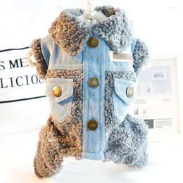 Dog Apparel Winter Clothes Jumpsuit Rompers Thicken Warm Costume Poodle Yorkshire Pomeranian Bichon Schnauzer Shih Tzu Pet Clothing