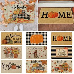 Carpets Indoor And Outdoor Carpet Porch Front Door Thanksgiving Doormat Floor Mat 40x60cm Throw Blanket Tan