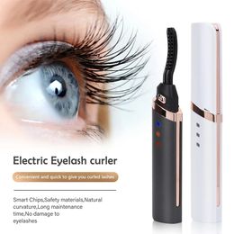 3 Gear Adjustable Heating Eyelash Curler Electric Beauty Makeup Anti-scald Eyelashes Curling Portable Lashes Curler Long Lasting 240410