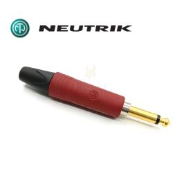 Pegs Neutrik Np2xausilent Direct Plug 6.35mm Audio Plug 6.5mm 1/4" Professional Instrument (guitar) Plug Gold Plated Contacts