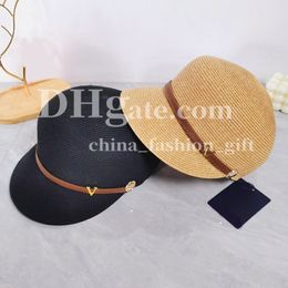 Designer Hat Luxury Sunshade Hat Women Casquette Straw Hat Elegant Travel Vacation Hat Sun Protection Hat