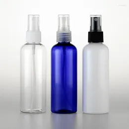 Storage Bottles 500 X 100ml Empty Clear Plastic Bottle PET Fine Mist Spray Refillable Portable Travel Makeup Liquid Perfume Cosmetic Jar
