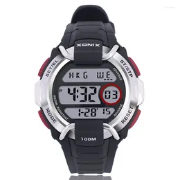 Wristwatches GOLDEN 2024 Casual Men Sports Digital Watches LED Alarm Stopwatch Swimming Dive Waterproof 100m Electronics CO
