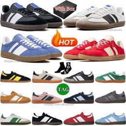 Spezails Designer Sneakers Handball Aluminium White Black Gum Cloud Clear Pink Brown Shoes Core Night Bright Blue Green Navy Grey Red Footwear Cream Sand Scarlet