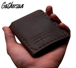 Genuine Leather Wallet Men The Secret Life Of Walter Mitty Cow Leather Wallet Vintage Crazy Horse Handmade Wallet Y190620038122523