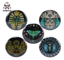 KUBOOZ Acrylic Ancient Mystery Pattern Ear Plugs Tunnels Gauges Piercings Body Jewellery Piercing Expander Stretchers Whole 6253444380