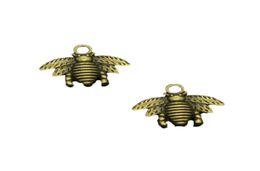 109pcs Zinc Alloy Charms Antique Bronze Plated bumblebee honey bee Charms for Jewelry Making DIY Handmade Pendants 2116mm4800805