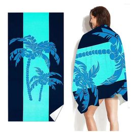 Towel Coconut Tree Tropical Plant Soft Microfiber Quicky-dry Bath For Kids Adults Ultra Absorbent Beach Mat Blanket