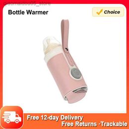 Bottle Warmers Sterilizers# Portable baby bottle heater with 3-stage constant temperature heating used for breastfeeding night feeding daily use of travel Q240416