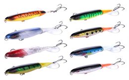 Whopper Plopper 100mm13g Top Water Popper Fishing Lure Hard Bait Wobblers Rotating Tail Fishing Tackle4226320