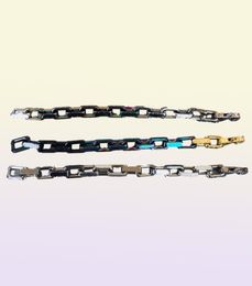 Designer bracelets Jewellery Link Chain Fashion bangle women teen girls Bamboo bracelet Retro dazzle orange Rainbow Colours Blue plat3397572