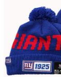 whole Fashion Giants Beanie 100th Season Sideline Cold Weather Graphite Sport Knit Hat All Teams winter Wool Cap outlet3428074