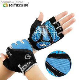 Cycling Gloves Cycling Gloves Half Finger Mens Womens Summer Sports Shockproof Bike Gloves GEL MTB Bicyc Gloves Guantes Ciclismo L48