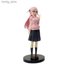 Action Toy Figures 16cm BOCCHI THE ROCK! Anime Figure Gotoh Hitori Action Figure Guitarist Girl Figure DesktopDecorate Collections Model Doll Toys Y240415MFUK