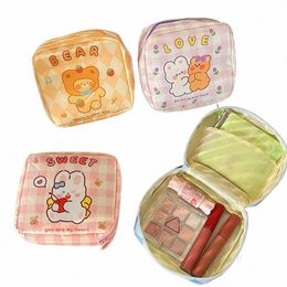 cute Carto Small Cosmetic Bags Lipstick Makeup Organiser Case Travel Earphe Storage Bag Pouch Q2LH#