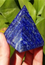 Home Decor Natural Crystal HandWork Crystal Pyramid Whole Natural Lapis Lazuli Gemstone Crystal Pyramid Point Healing Afghani4114687