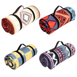Blankets Picnic Blanket Tribal Sofa Mats Travel Rug Handmade Retro Leisure Waterproof Beach Mat