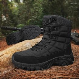 Fitness Shoes Men's Hiking Comfortable Breathable Wear-Resistant Non-slip Outdoor Field Training Boots Spring And Autumn Main Large Size