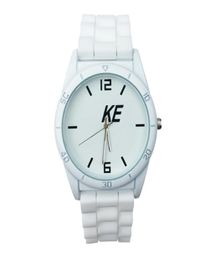 Fashion Brand Watches Women Men Unisex Silicone Band Quartz Wrist Watch N058670013
