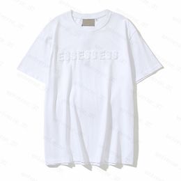 Футболка EssentialSshirt Mens T Рубашки толстая хлопковая версия летние женщины дизайнеры