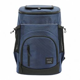 large Capacity 33l Refrigerator Bag 36 Cans Beer Cooler Backpack Refrigerator Portable Picnic Bag Thermal Food Cooler Ice Pack j0Cd#