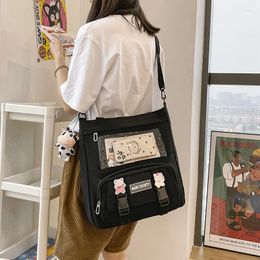 Shoulder Bags Canvas Bag Japenese Literature School Girl Single College Lovely Messenger Cute Large Capacity Book Female