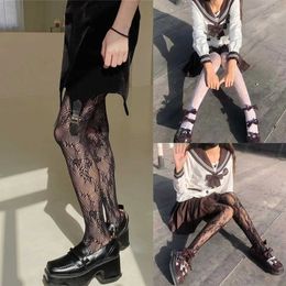 Sexy Socks Sexy Stockings Women Mesh Fishnet Lace Pantyhose Female Tights Summer Seamless Nightclubs Anti-Hook Silk Calcetines Sheer Tights 240416