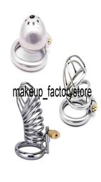 Massage 3 Styles Stainless Steel 3 Size Bird Cock Cage Lock Adult Game Metal Male Belt Device Penis Ring Sex Toy For Men7827937