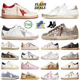 golden goose shoes golden goose's women ggdb Plattform Männer Designer Kleid Glitter italy brand old vintage schmutzige flache Trainer gehen 【code ：L】