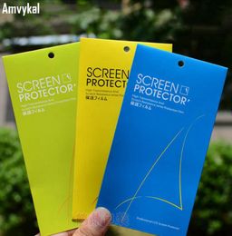 Tempered Glass Screen Protector Film Universal 3Colors Retail Packaging Box For iphone 12 11 pro XR X XS Max 6s 7 8 Plus3756328