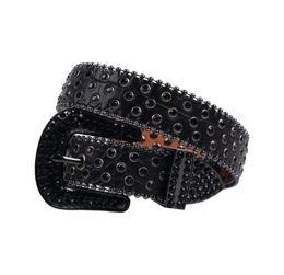 Belts Fashion Kids Rhinestones Belt Diamond Waist Strap Boys And Girls Waistband Crystal Studded Leather For Children Jeans Pants2154358