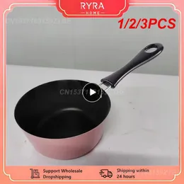 Pans 1/2/3PCS 12cm Small Nonstick Frying Pan For Household Fried Egg Pancakes Round Mini Saucepan Cookware Kitchen