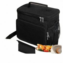 insulated Lunch Bag Large Lunch Bags For Women Men Reusable Lunch Bag With Adjustable Shoulder Strap 09DF#