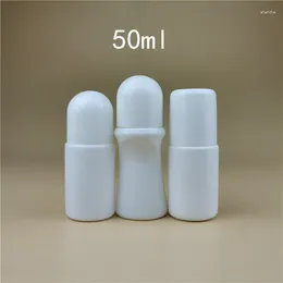 Storage Bottles 50ml Empty Ball Body Lotion Antiperspirants Underarm Deodorant Roll On Fragrance Smooth Dry Perfumes Containers 50pcs
