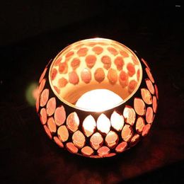 Candle Holders Moroccan Style European Centrepiece Tea Light Votive Candlestick Jar Home Decor Holder