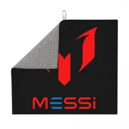 Table Mats Custom Red Messis 10 Football Soccer Dish Drying For Kitchen Quick Dry Super Absorbent Microfiber Dishes Drainer Pad