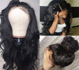 Full Lace Wigs Human Hair With Baby Hair Ponytail Body Wave Wig Brazilian Hair 150 density Lace Wig Pre Plucked Lace Wig9788452